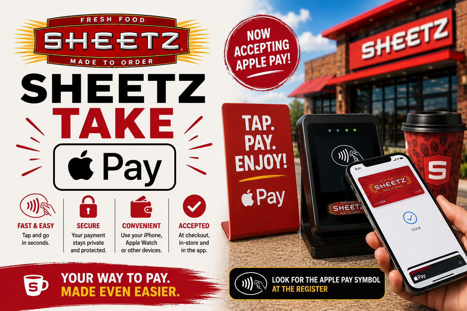 Does Sheetz Take Apple Pay