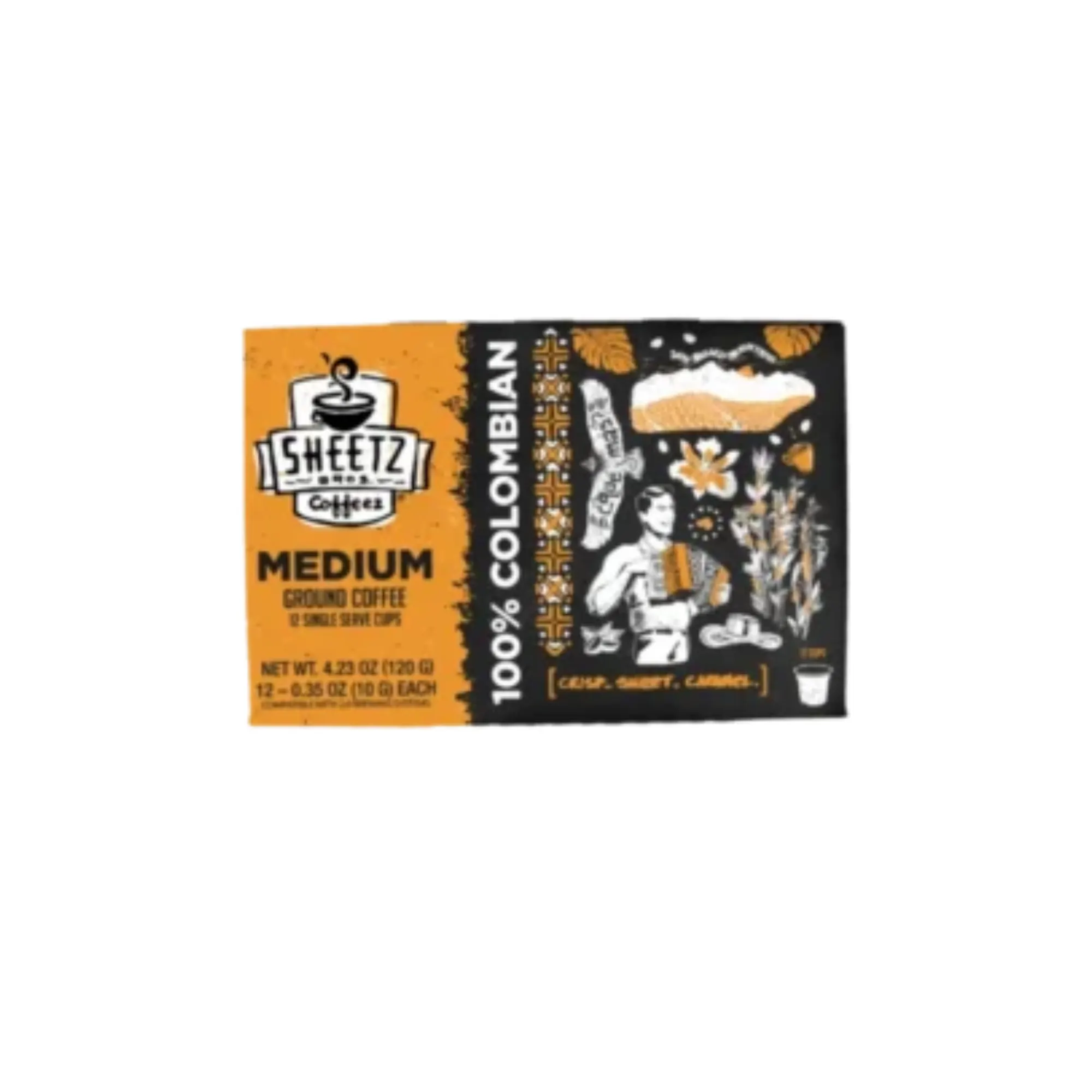 Sheetz 100% Colombian Medium Roast 12 Single Serve Cups