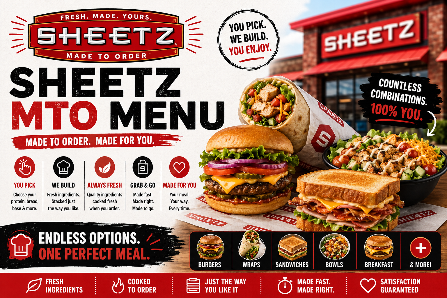Sheetz MTO Menu