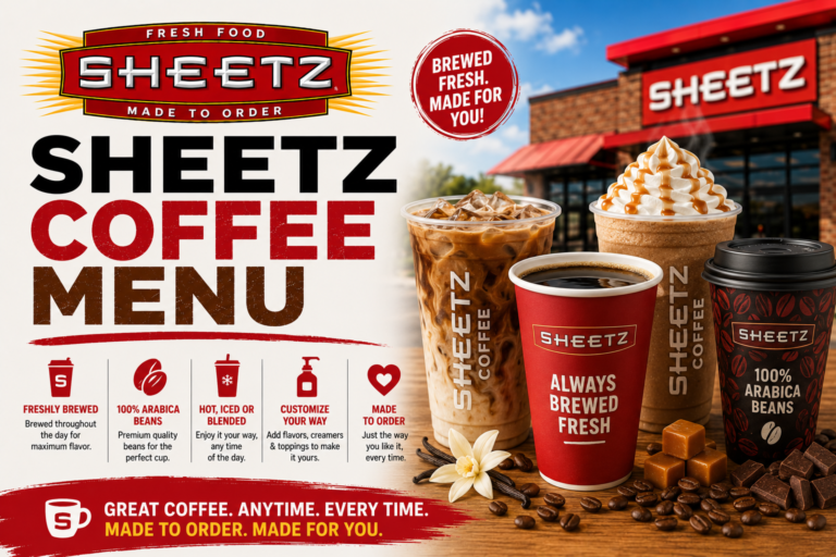 Sheetz Coffee Menu